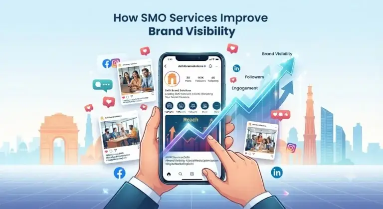 SMO services in Delhi improving brand visibility through social media optimization