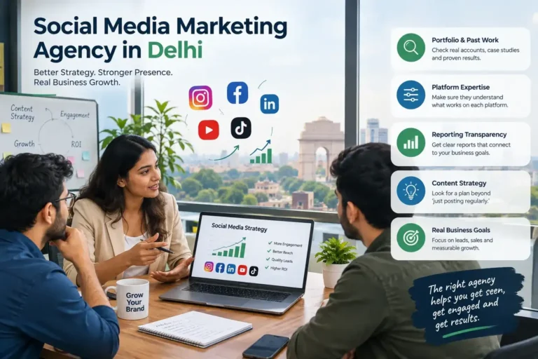 Social media marketing agency in Delhi helping businesses build effective social media strategies