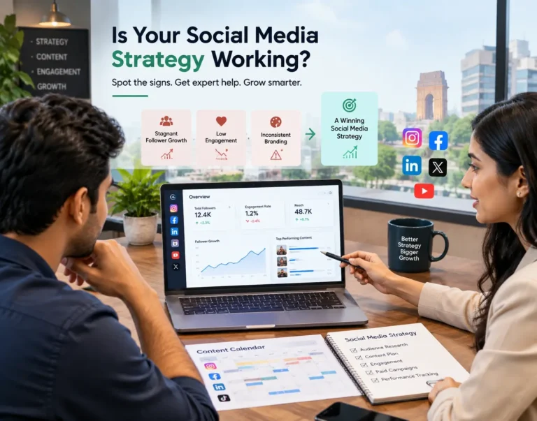 Social media strategy analysis for improving engagement and business growth in Delhi