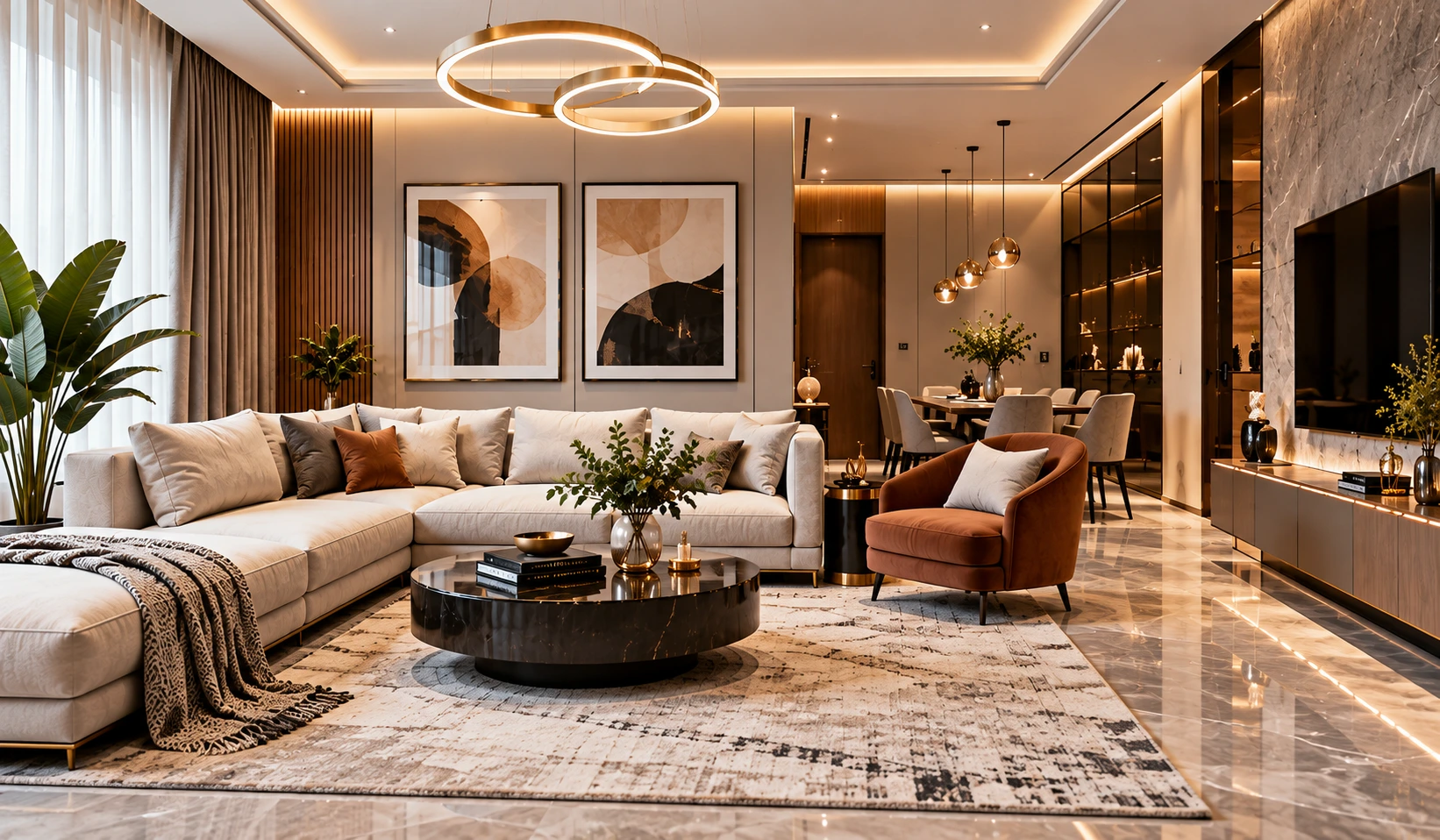 UrbanNest Interiors Google Ads Case Study UrbanNest Interiors modern interior design project in Delhi NCR