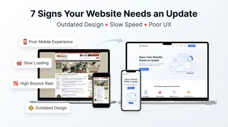7 signs your website needs a design update